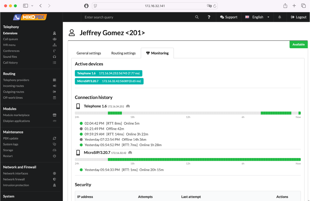 Employee device monitoring